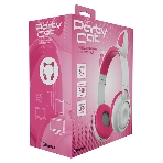 Беспроводные/проводные наушники Qumo Party Cat BT 0025 бело-розовый, накладные, Bluetooth + проводной, кошачьи ушки, до 7 ч, фото2