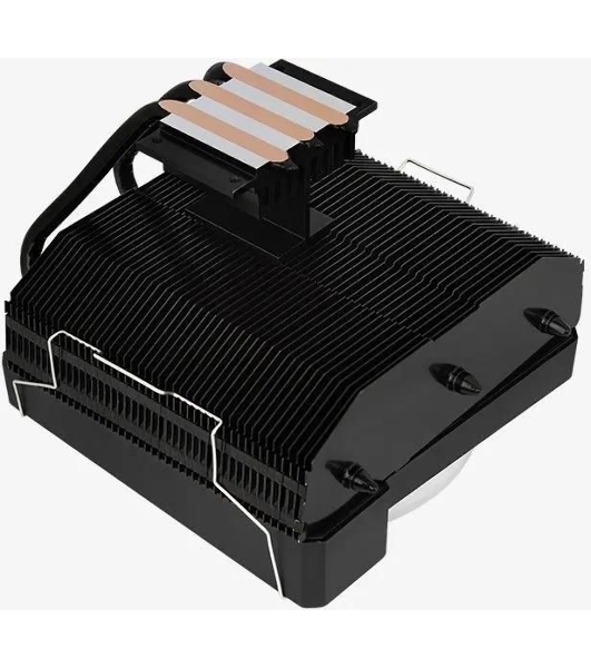 Кулер для процессора AeroCool/Formula Cylon 3H черный, 120 мм, алюминий, 1800 об/мин, 24.3 дБ, 4 pin, 125 Вт, 98 мм
