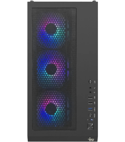 Компьютер IRU Tactio 510B7GP TWR i7 14700F (2.1) 32Gb SSD1Tb RTX 5060TI 16Gb Windows 11 Pro GbitEth 650W черный (RUS) (2126632)
