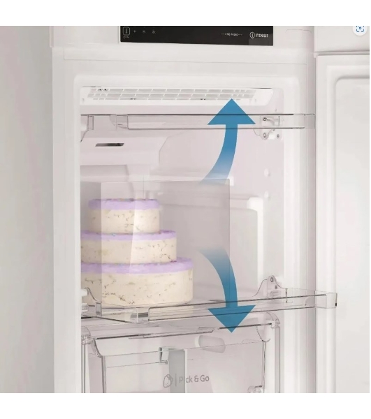 Морозильная камера Indesit DFZ 5175 G серебристый, 250л, 5 ящиков