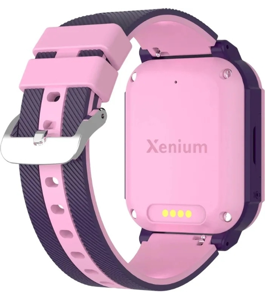 Детские умные часы Xenium W600, 1.83', IPS, LBS, Wi-Fi, IP67, розовый