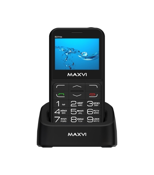 Мобильный телефон Maxvi B231ds черный