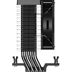 Устройство охлаждения (кулер) PcCooler R400 Soc-AM5/AM4/1200/1700/1851 черный 4-pin Al+Cu 180W Ret (R400-BKNWYX-US), фото4