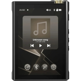 Плеер Hi-Fi Flash Digma Pro XT7 черный/золотистый/3.5'/microSD/microSDHC