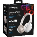 Беспроводные/проводные наушники Defender FreeMotion B444 бежевый, накладные, Bluetooth + проводной, складная конструкция, до 8 ч, фото11