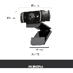 Веб-камера Logitech C922 Pro Stream 1920x1080, 30 кадр/с, USB Type-A, микрофон (2 шт, шумоподавление), автоматическая фокусировка, автоосвещение, универсальное крепление, фото15