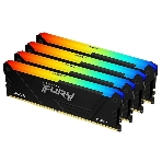 Оперативная память Kingston Fury Beast, DDR4, 32GB (4x8GB), 3600MHz, CL17, DIMM, с радиаторами, RGB, черный, фото2