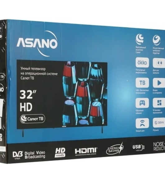 Телевизор Asano 32' 32LH5020T черный LED HD 60Hz Smart TV Салют ТВ