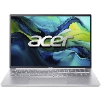 Ноутбук Acer Swift Lite SFL16-51M-54BL 16' WUXGA 1920x1200 Non-glare IPS, 1000:1, 300 nit Intel Core Ultra 5 115U UMA 16 Gb LPDDR5 Memory 512Gb PCIe NVMe SSD Silver FULL METAL BODY KB backlight None (Boot-up only), фото 1