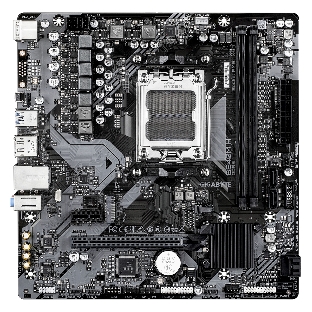 Материнская плата Gigabyte B840M-H, AM5, AMD B840, 2xDDR5, 4xSATA, 1xM.2, 1xPCIe 4.0 x16, 1xPCIe x1, 1xHDMI, 1xDP, 1x1Gb LAN, 1xUSB-A 10Gbps, 1xUSB-A 5Gbps, 4xUSB-A 2.0, 1xPS/2, 3x3.5 мм, 7.1, mATX