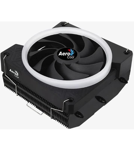 Кулер для процессора AeroCool/Formula Cylon 3H черный, 120 мм, алюминий, 1800 об/мин, 24.3 дБ, 4 pin, 125 Вт, 98 мм