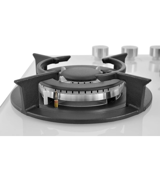 Варочная панель газ ZUGEL ZGH452W, белая