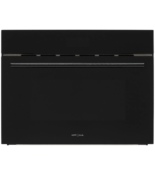 Встраиваемая микроволновая печь Krona ONYX 45H mw BL/BL черный, 38 л, 1000 Вт, переключатели - сенсор