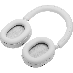 Беспроводные/проводные наушники Sony WH-1000XM5 белый, полноразмерные, Bluetooth + проводной, активное шумоподавление, до 30 ч, фото8