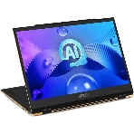 Ноутбук MSI Suммit E13 AI Evo A1MTG-001US Core Ultra 7 155H 16Gb SSD 1Tb Intel Iris Xe graphics 13.3' IPS Touch FHD+ (1920x1200) Windows 11 Home Multi Language черный WiFi BT Cam, фото2