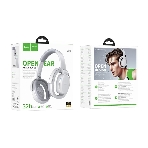Беспроводные/проводные наушники Hoco W67 серый, полноразмерные, Bluetooth + проводной, складная конструкция, до 15 ч., фото2
