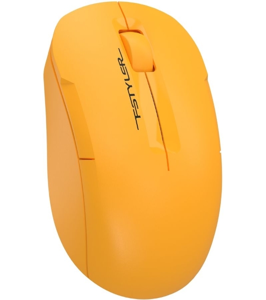 Мышь беспроводная A4Tech Fstyler FG15C Air2 желтый, 1200 dpi, радиоканал, USB, кнопки - 3