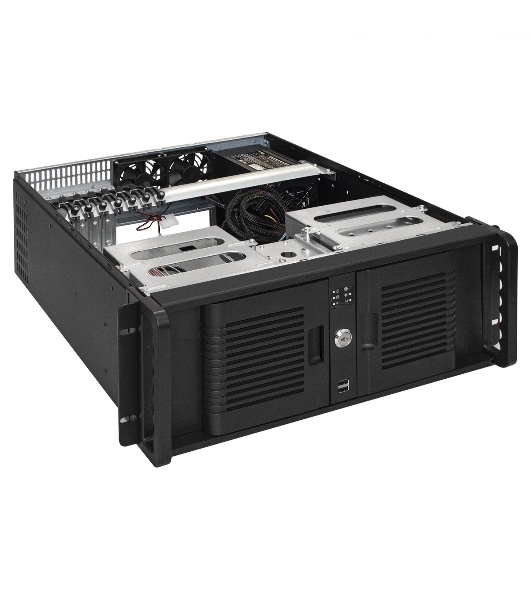 Серверный корпус ExeGate EX293248RUS Pro 4U480-15/4U4132 (RM 19', высота 4U, глубина 480, БП 500RADS, USB)