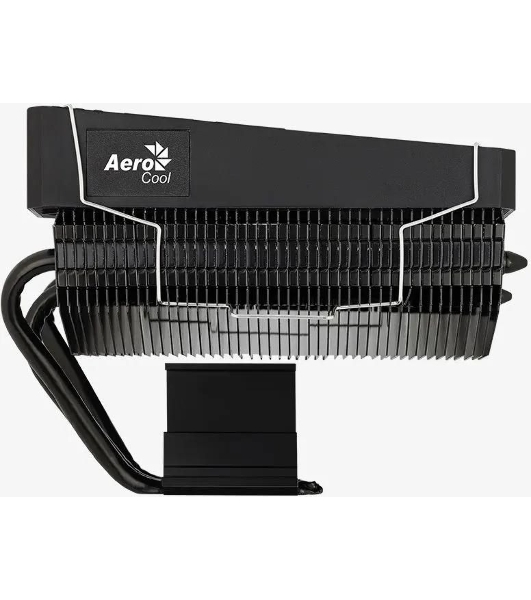 Кулер для процессора AeroCool/Formula Cylon 3H черный, 120 мм, алюминий, 1800 об/мин, 24.3 дБ, 4 pin, 125 Вт, 98 мм