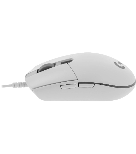 Мышь проводная Logitech G102 LIGHTSYNC белый, 8000 dpi, USB, кнопки - 6