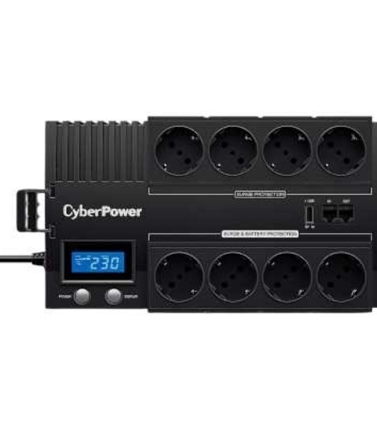 Источник бесперебойного питания CyberPower BR700E / 700ВА / 420Вт / USB/RJ11/45 (4+4 EURO)