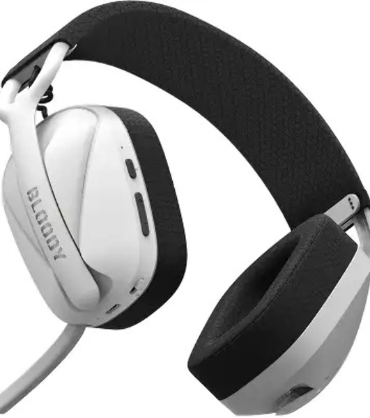 Наушники с микрофоном A4Tech Bloody GR285 белый 1.5м мониторные BT/Radio/3.5mm оголовье