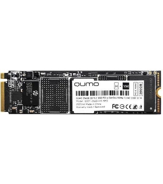 Накопитель SSD QUMO Novation, 256Gb, M.2 2280, PCIe 3.0 x4, NVMe, R/W 3100/1290