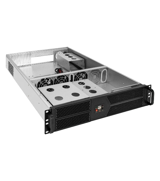 Серверный корпус ExeGate Pro 2U650-05 (RM 19', высота 2U, глубина 650,БП 1000ADS, 2*USB)