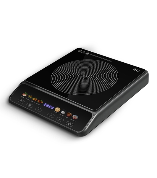 Плита настольная электрическая BQ HP114B черный, 2 кВт, индукция, конфорки - 1, стеклокерамика, сенсор