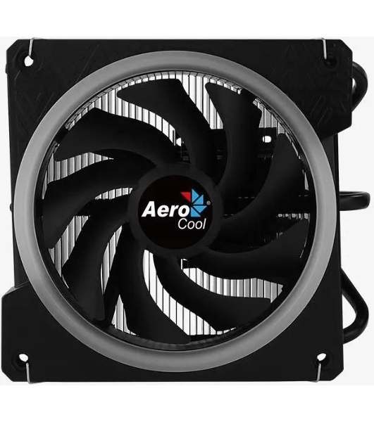 Кулер для процессора AeroCool/Formula Cylon 3H черный, 120 мм, алюминий, 1800 об/мин, 24.3 дБ, 4 pin, 125 Вт, 98 мм