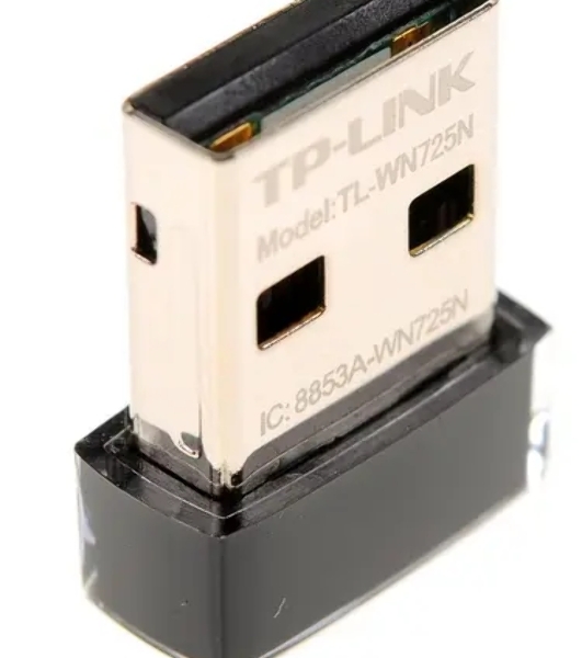 Сетевой адаптер TP-Link SOHO TL-WN725N Беспроводной USB Нано адаптер 150 Мбит/с стандарта N c кнопкой QSS(Realtec)