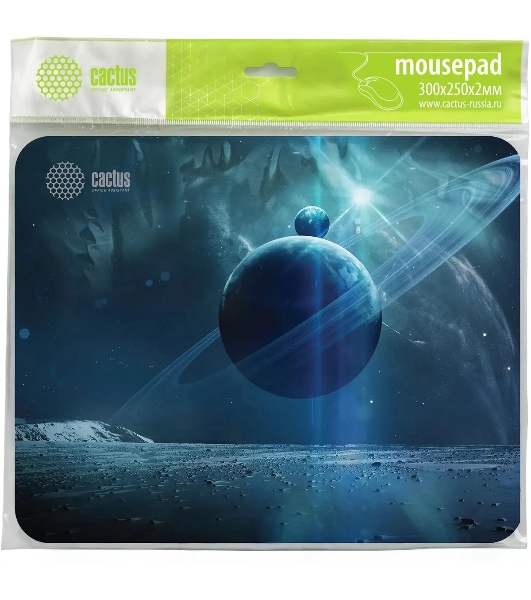 Коврик для мыши Cactus Saturn 300x250x2мм (CS-MPC-P03M)