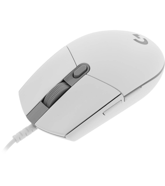 Мышь проводная Logitech G102 LIGHTSYNC белый, 8000 dpi, USB, кнопки - 6