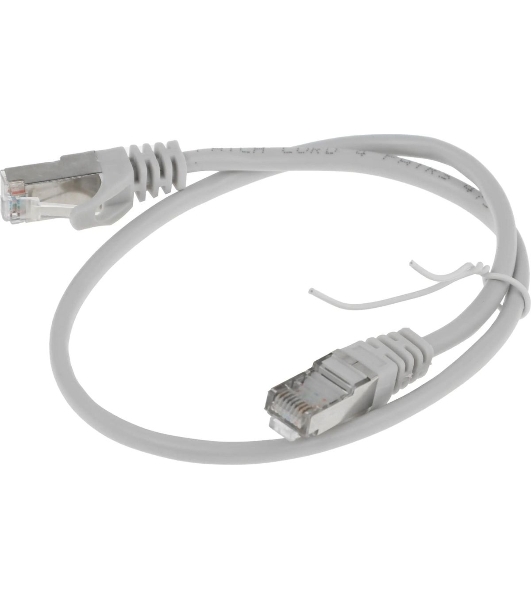 Патч-корд Premier PP22-0.5M 1000Gbит/с FTP 4 пары cat.5E CCA molded 0.5м серый RJ-45 (m)-RJ-45 (m)