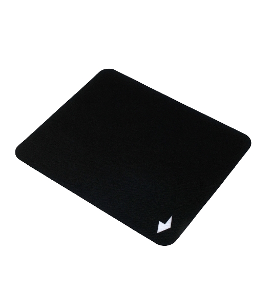 Коврик для мыши Gembird MP-BLACK-S, черный, 220х180х2мм, ткань/резина, пакет
