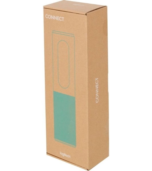 Веб-камера Logitech ConferenceCam Connect 1920x1080, 30 кадр/с, USB, микрофон (2 шт, шумоподавление), автофокус, автоосвещение, серебристый
