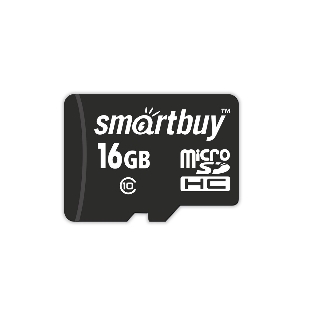 Флеш карта MicroSDHC (Transflash) 16Gb Smartbuy (Class 10)+SDадаптер
