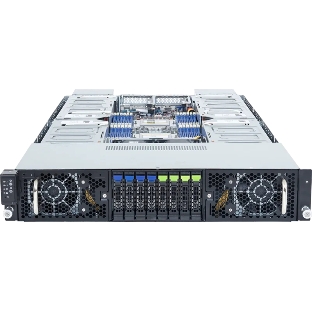 Серверная платформа Gigabyte Server Platform G294-Z43/2U/2xAMD (9004/9005)/2xHS/24xDIMM/4xSFF NVME/SAS/SATA + 4xSFF SATA/SAS/16xGPUs SS/2x10GbE/16xFHFL + 2xLP/2x3000W/Rails/1Y
