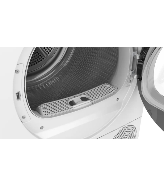 Сушильная машина Bosch Serie 6 WQK25200ME, с тепловым насосом, макс.загрузка - 10 кг, Класс энергоэфф-ти: A++, LED-дисплей с текстовой информацией. 15 автопрограмм сушки,Easy Clean with A++,габариты: 842x598x613 mm, белый