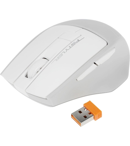 Мышь беспроводная A4Tech Fstyler FG30S белый/серый, 2000 dpi, радиоканал, USB, кнопки - 6