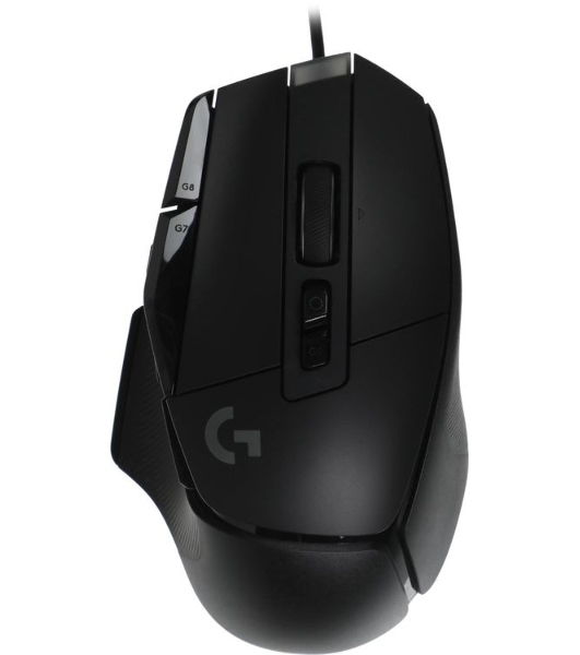 Мышь проводная Logitech G502 X черный, 25600 dpi, USB, кнопки - 13