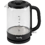 Чайник электрический Domfy DSB-EK304 1.7л. 2200Вт черный (корпус: стекло), фото9