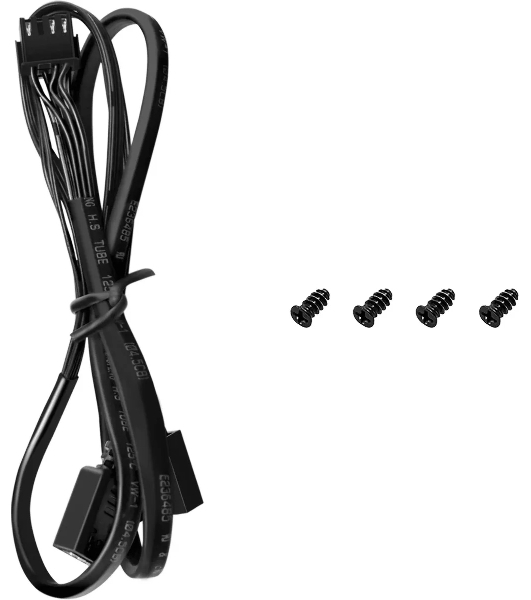 Вентилятор для корпуса DEEPCOOL FD14 ARGb черный, 140 мм, 1650 об/мин, 25.2 дБ, 4 pin