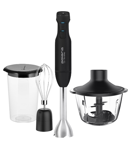 Блендер погружной Polaris PHB 1510GL Silent 1500 Вт, 0.8 л, черный