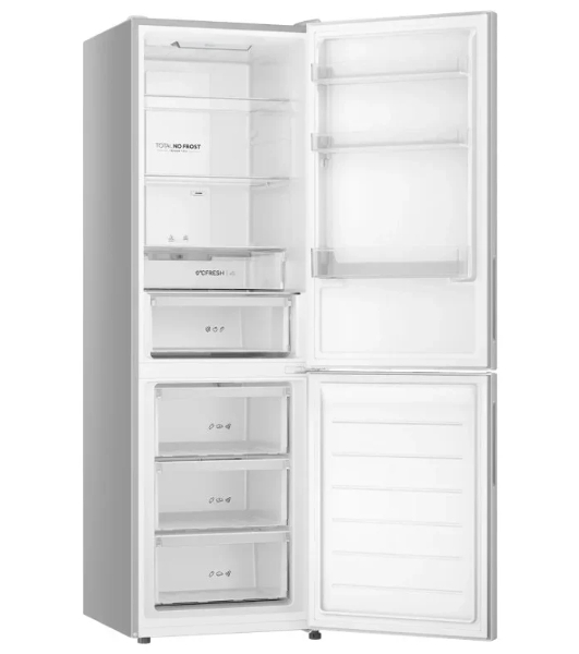 Холодильник Haier CEF536CSG серебристый двухкамерный 240/105 л морозилка снизу, No Frost