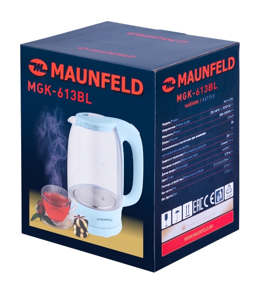 Чайник электрический Maunfeld MGK-613BL