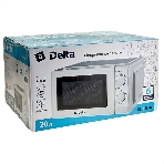 Микроволновая печь Delta DL-84L20 белый, 20 л, 700 Вт, переключатели - поворотный механизм, фото2