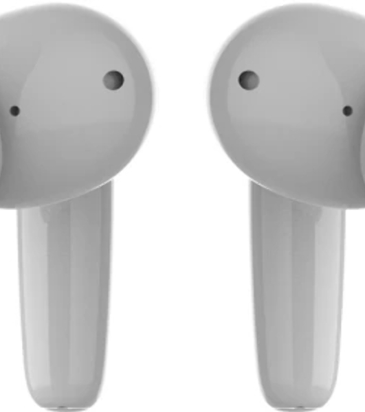 Наушники TWS Tecno Buds 4 белый, внутриканальные, Bluetooth, до 6 ч
