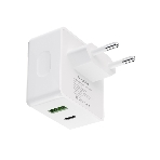 Сетевое зарядное устройство Maxvi CHL-603PD Type-C\USB 30W 6A (3A+3A) PD QC3.0, белый, фото9