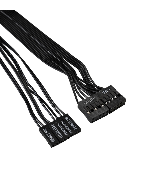 Компьютерный корпус Miditower ExeGate XP-329S-UNS500 (ATX, БП UNS500 с вент. 12см, 2*USB, аудио, черный)